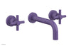 Phylrich Basic Wall Tub Set Tubular Cross Handles D1134