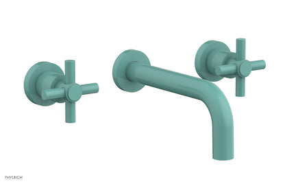 Phylrich Basic Wall Tub Set Tubular Cross Handles D1134