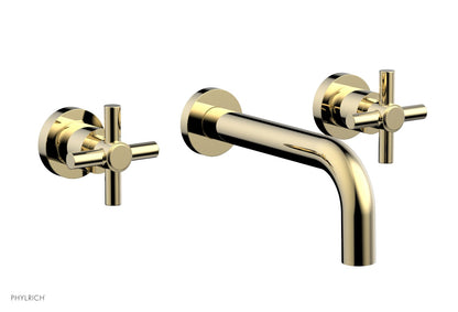 Phylrich Basic Wall Tub Set Tubular Cross Handles D1134