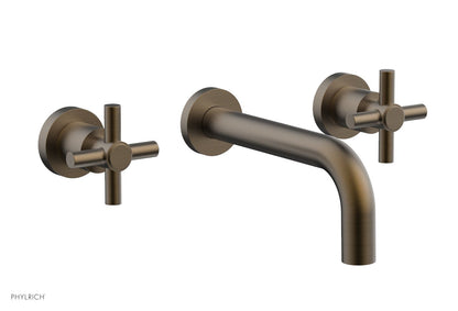 Phylrich Basic Wall Tub Set Tubular Cross Handles D1134