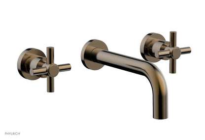 Phylrich Basic Wall Tub Set Tubular Cross Handles D1134