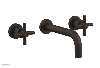 Phylrich Basic Wall Tub Set Tubular Cross Handles D1134