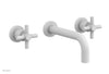 Phylrich Basic Wall Tub Set Tubular Cross Handles D1134