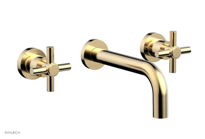 Phylrich Basic Wall Tub Set Tubular Cross Handles D1134