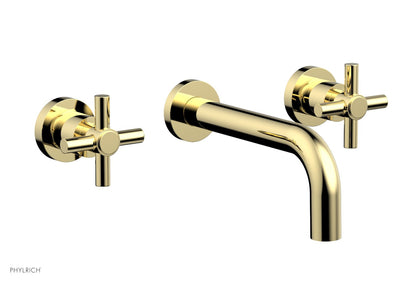 Phylrich Basic Wall Tub Set Tubular Cross Handles D1134