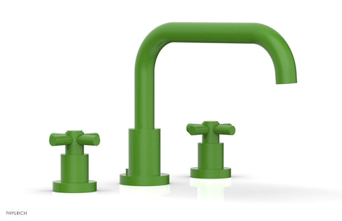 Phylrich BASIC Deck Tub Set - Tubular Cross Handles D1136D