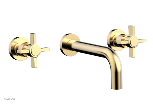 Phylrich Basic Wall Tub Set - Blade Cross Handles D1137