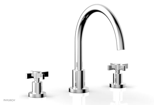 Phylrich BASIC Deck Tub Set - Blade Cross Handles D1137C