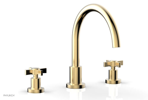 Phylrich BASIC Deck Tub Set - Blade Cross Handles D1137C