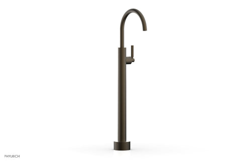 Phylrich BASIC Low Floor Mount Tub Filler - Lever Handle D130-44-04