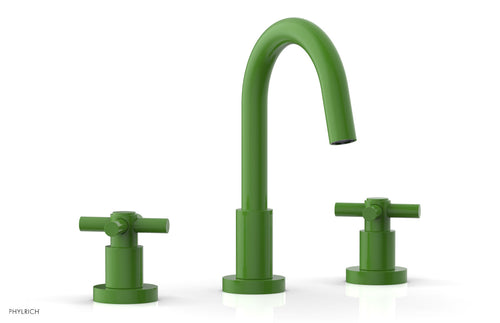 Phylrich BASIC Widespread Faucet, 8 1/2" High Spout, Tubular Cross Handles D135