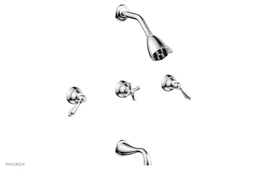 Phylrich REVERE & SAVANNAH Three Handle Tub and Shower Set D2100