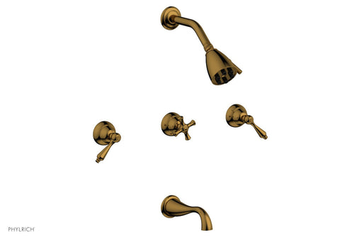 Phylrich REVERE & SAVANNAH Three Handle Tub and Shower Set D2100