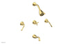 Phylrich 3RING Three Handle Tub and Shower Set D2205
