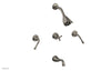 Phylrich 3RING Three Handle Tub and Shower Set D2205