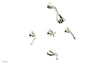 Phylrich 3RING Three Handle Tub and Shower Set D2205