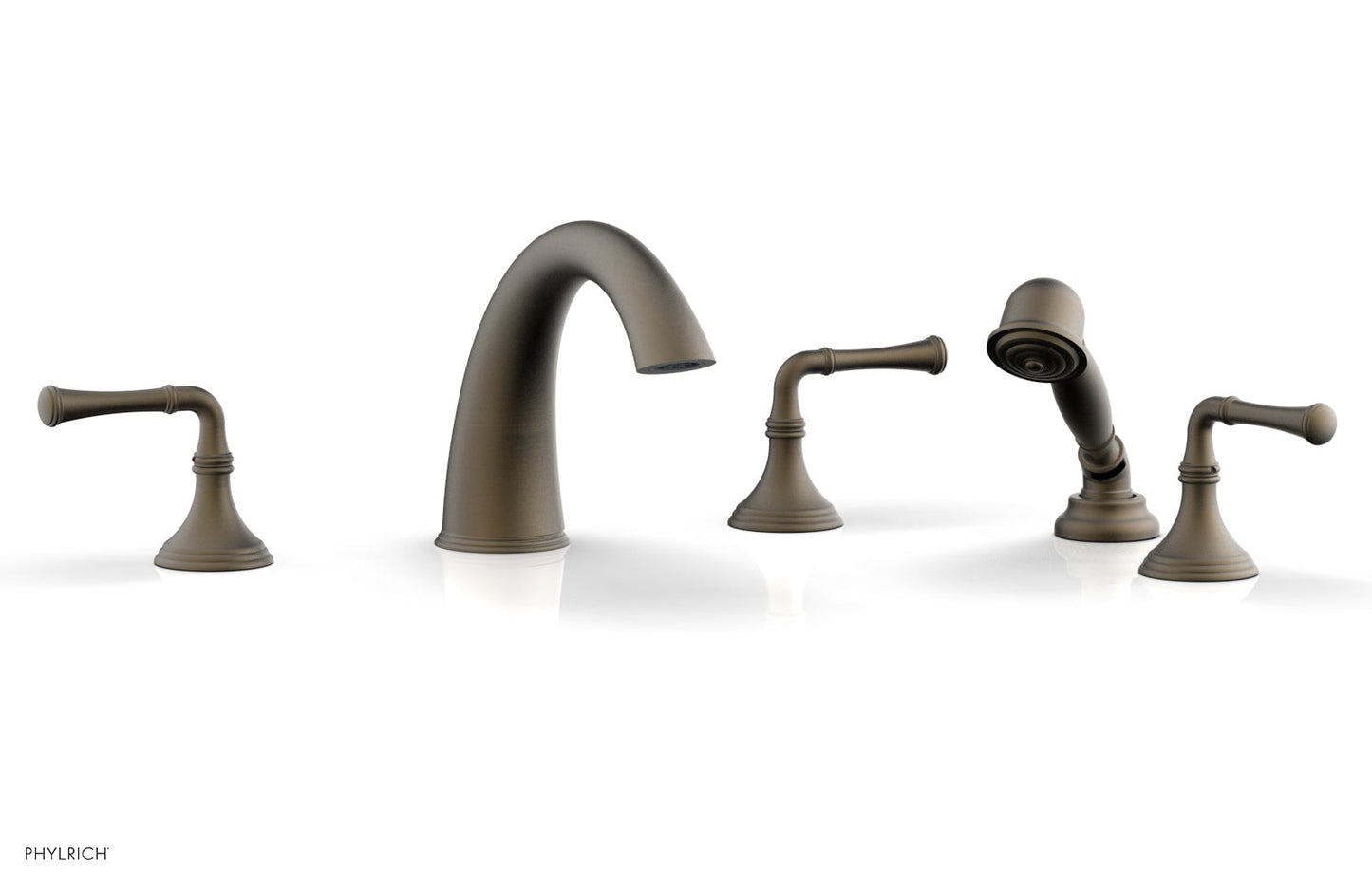 Phylrich 3RING Deck Tub Set with Hand Shower D2205E1