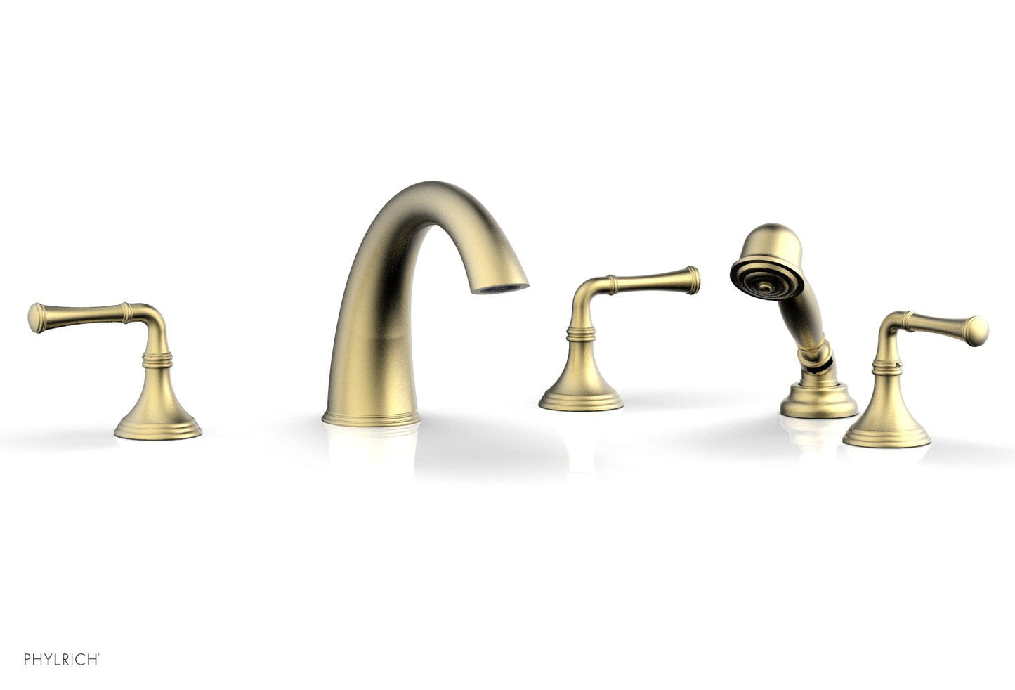 Phylrich 3RING Deck Tub Set with Hand Shower D2205E1