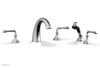 Phylrich 3RING Deck Tub Set with Hand Shower D2205E1