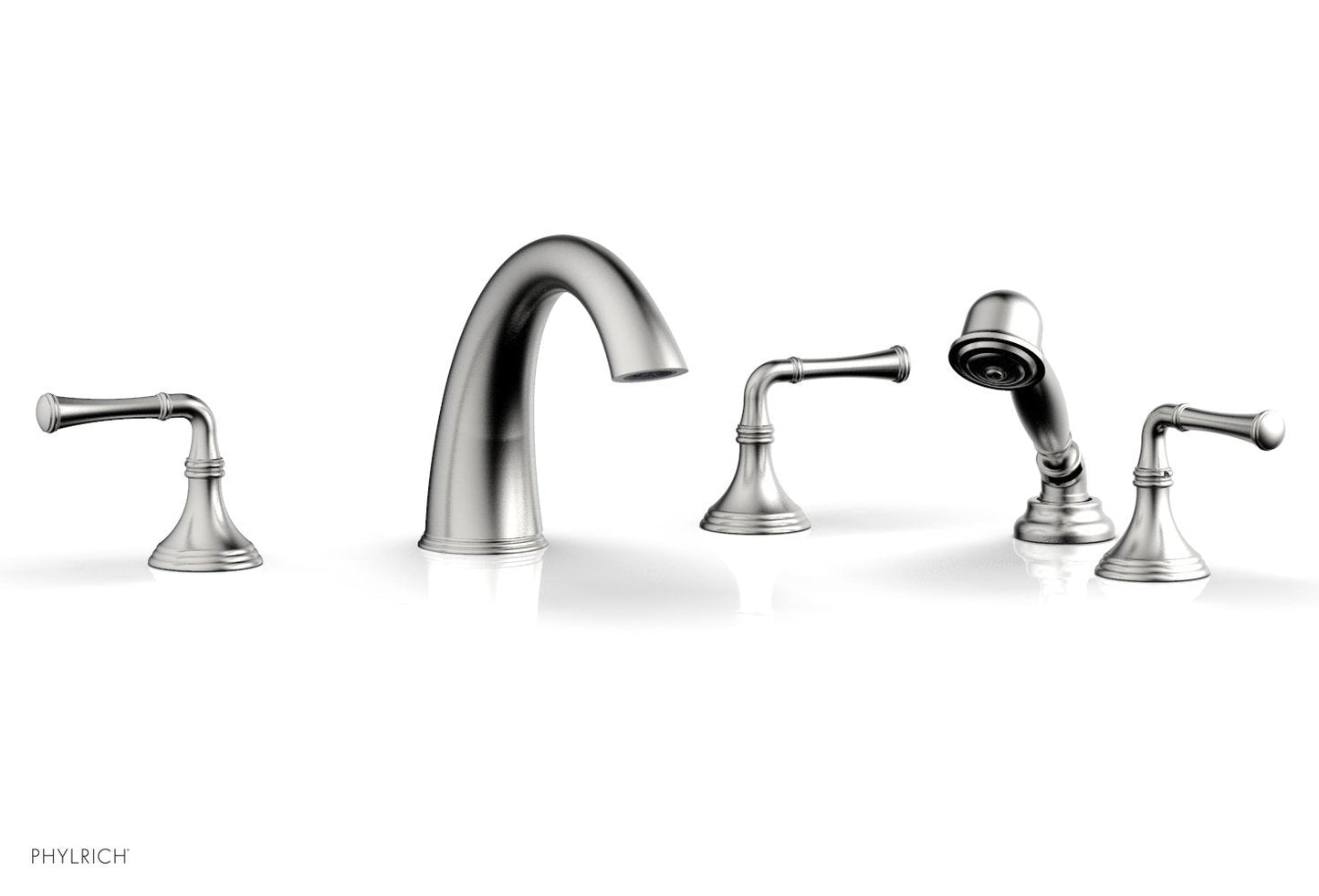 Phylrich 3RING Deck Tub Set with Hand Shower D2205E1