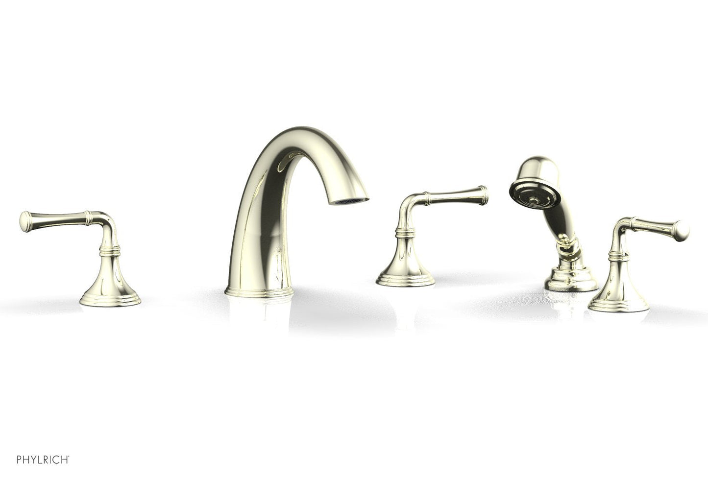 Phylrich 3RING Deck Tub Set with Hand Shower D2205E1