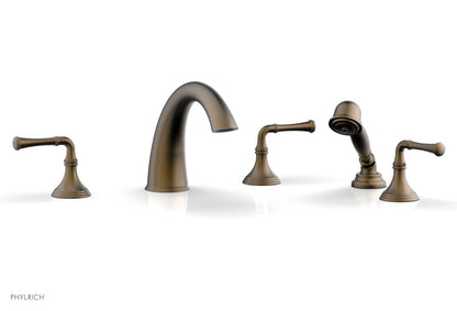 Phylrich 3RING Deck Tub Set with Hand Shower D2205E1