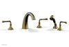 Phylrich 3RING Deck Tub Set with Hand Shower D2205E1