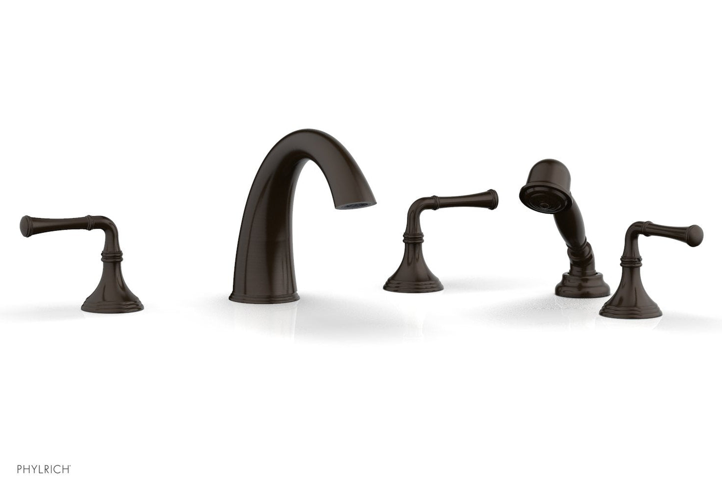 Phylrich 3RING Deck Tub Set with Hand Shower D2205E1