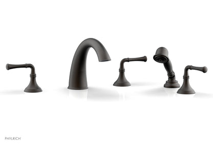 Phylrich 3RING Deck Tub Set with Hand Shower D2205E1