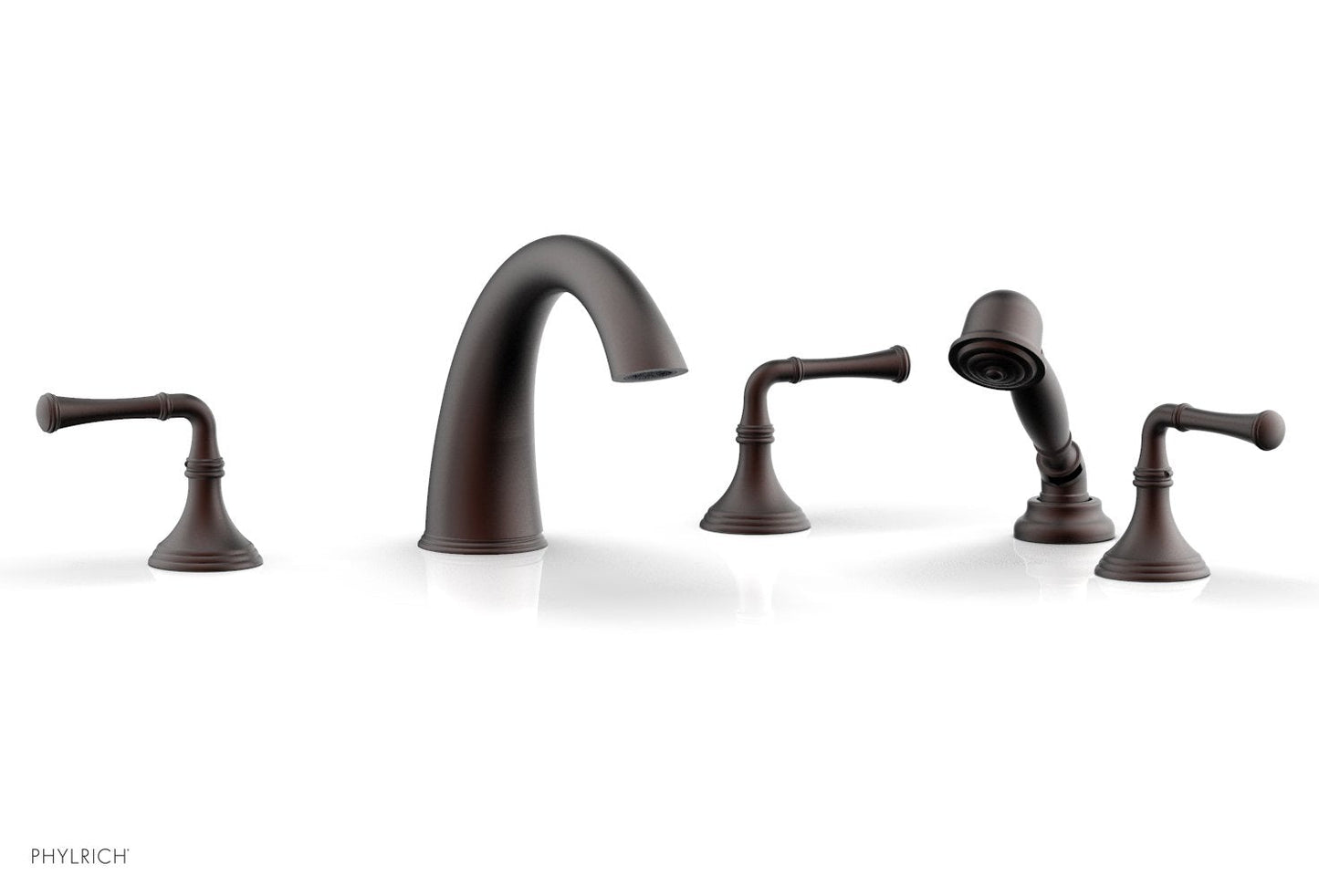 Phylrich 3RING Deck Tub Set with Hand Shower D2205E1