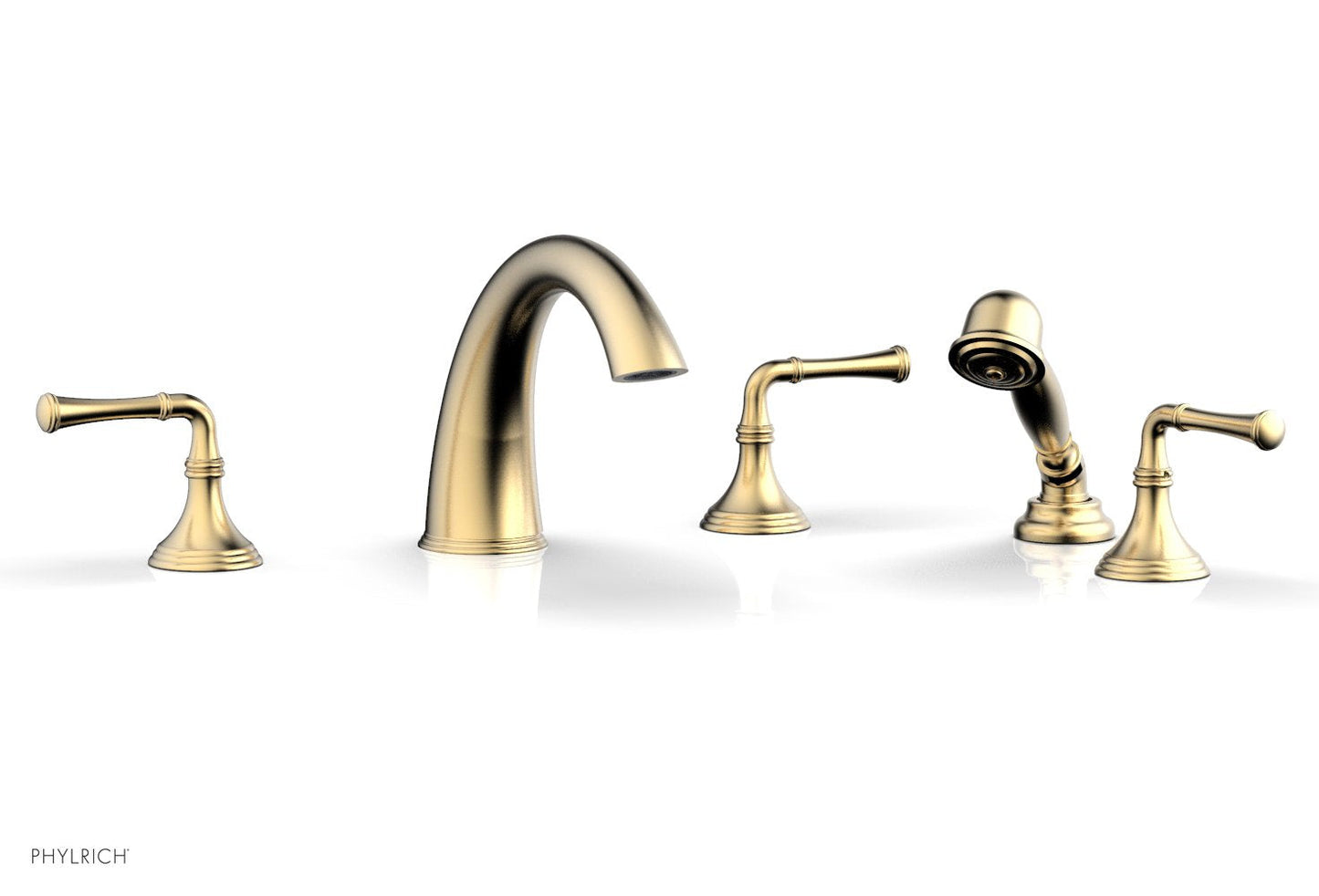 Phylrich 3RING Deck Tub Set with Hand Shower D2205E1