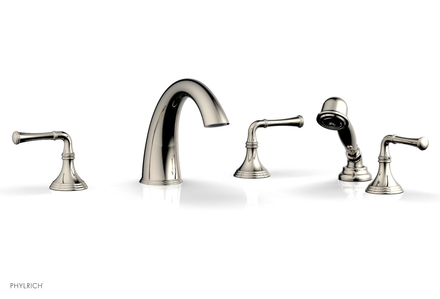 Phylrich 3RING Deck Tub Set with Hand Shower D2205E1