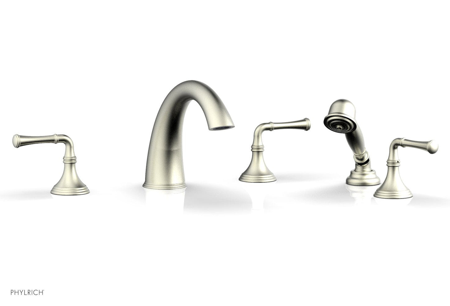 Phylrich 3RING Deck Tub Set with Hand Shower D2205E1