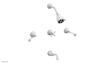 Phylrich 3RING Three Handle Tub and Shower Set D2206