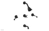 Phylrich 3RING Three Handle Tub and Shower Set D2206