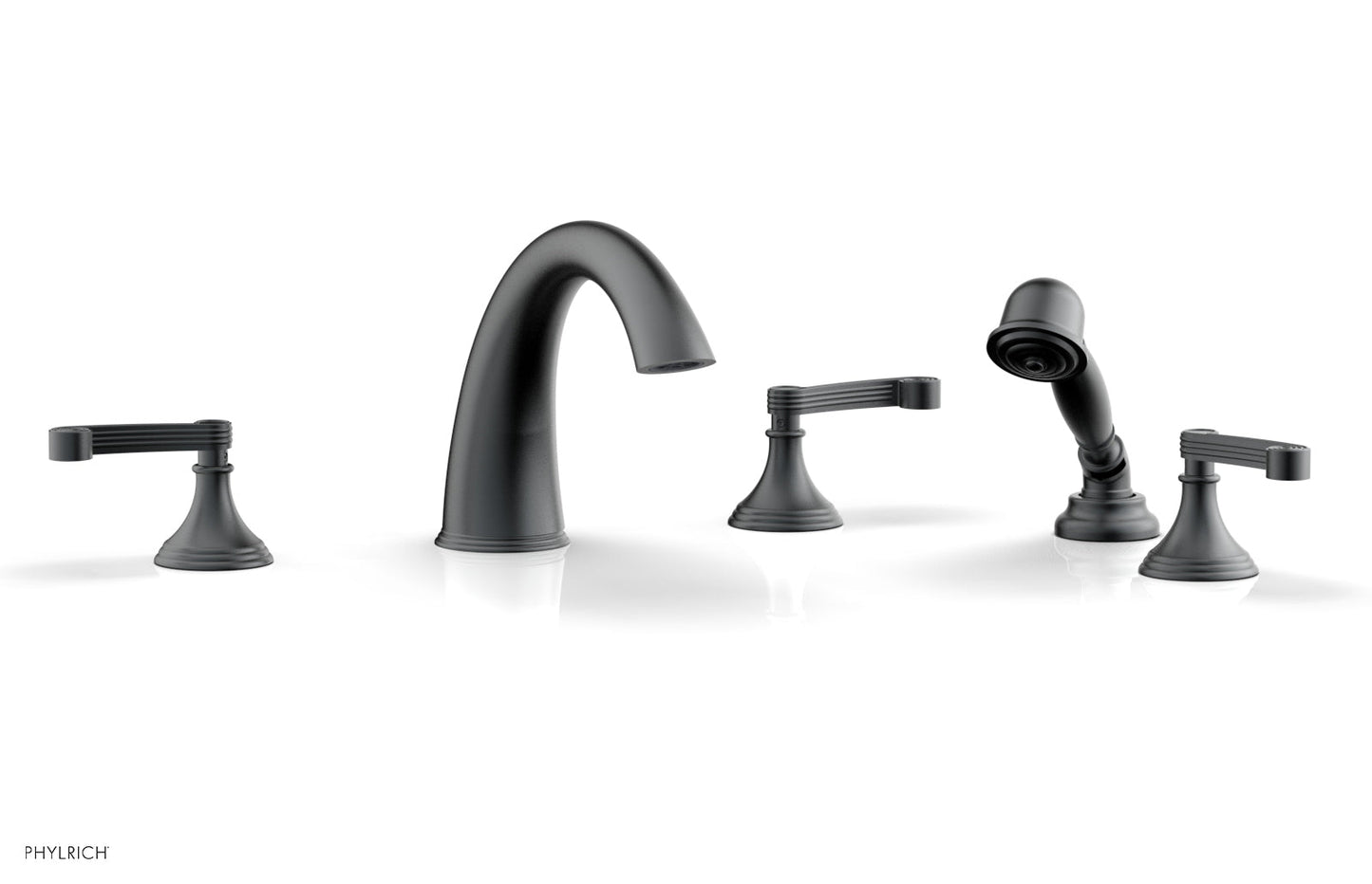 Phylrich 3RING Deck Tub Set with Hand Shower D2206E1