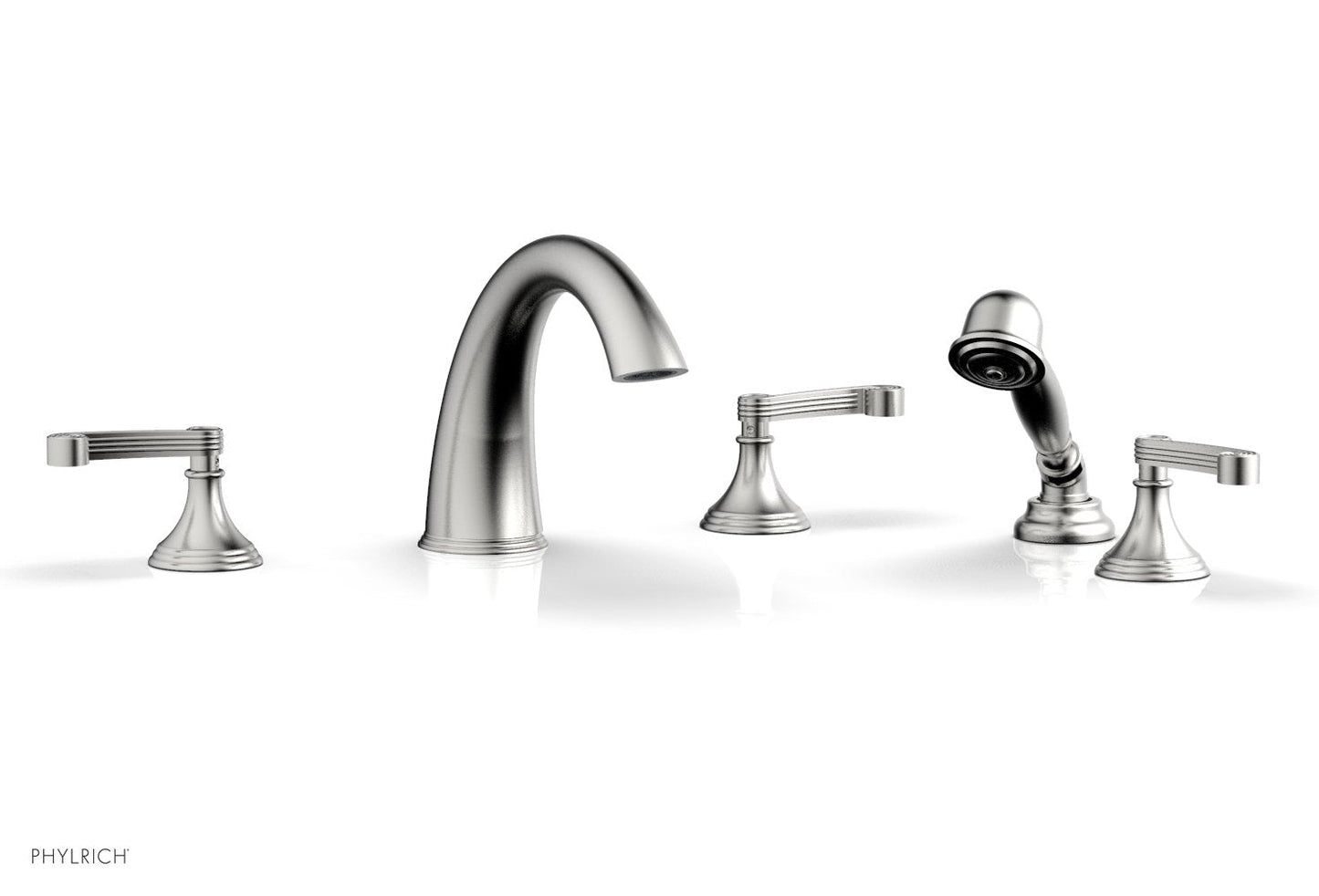Phylrich 3RING Deck Tub Set with Hand Shower D2206E1