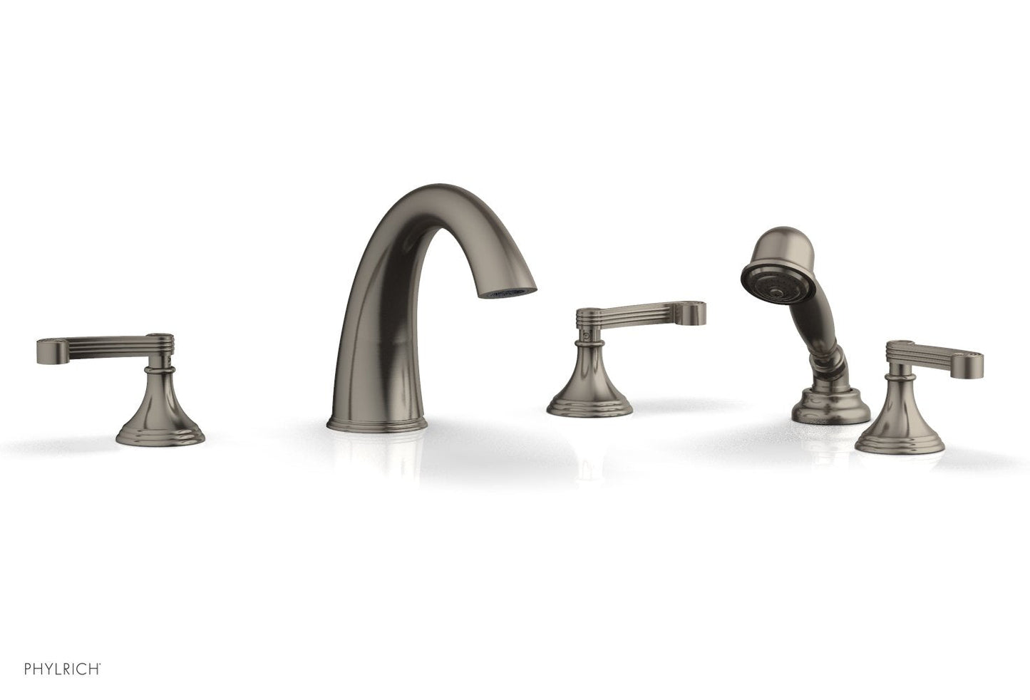 Phylrich 3RING Deck Tub Set with Hand Shower D2206E1