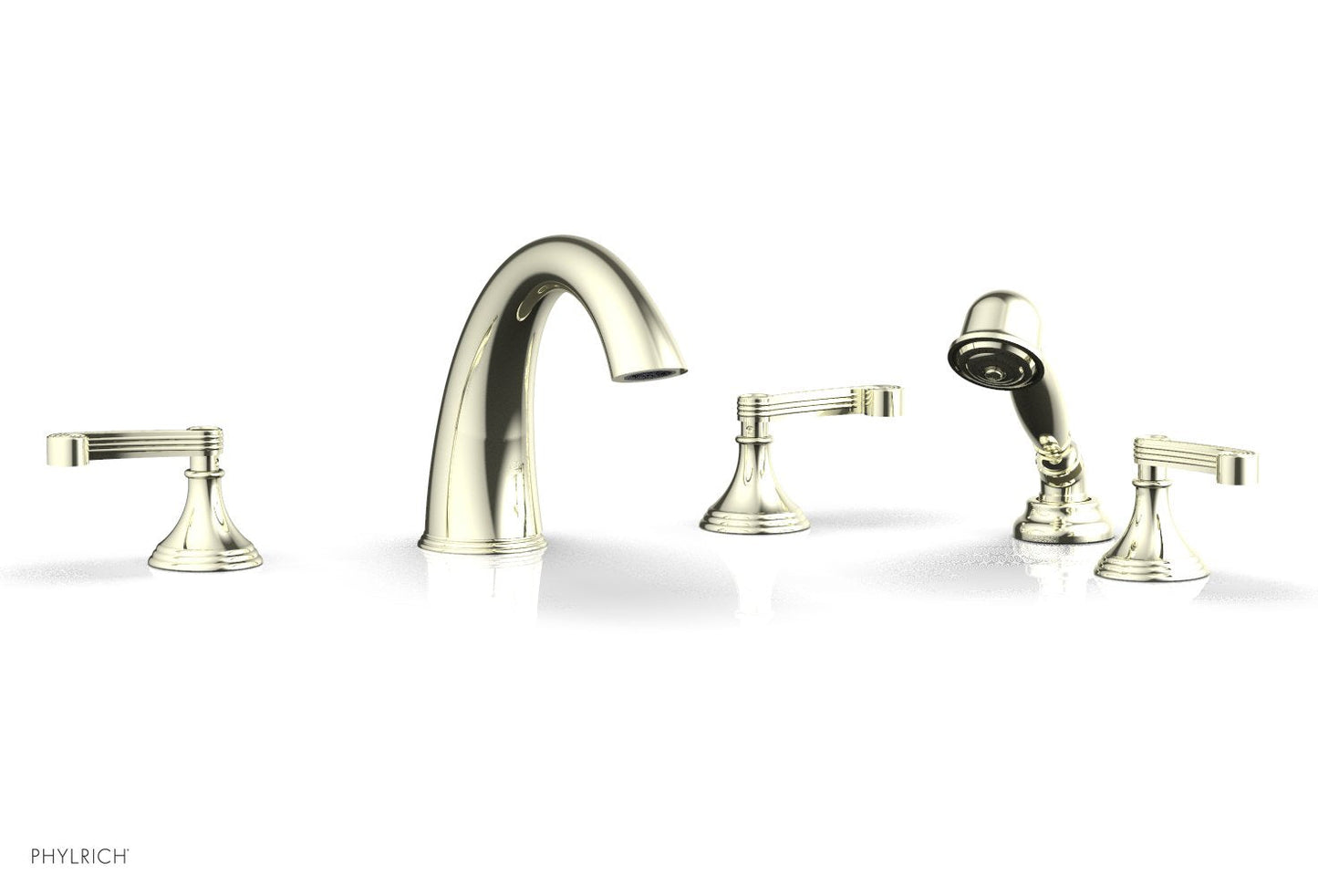 Phylrich 3RING Deck Tub Set with Hand Shower D2206E1