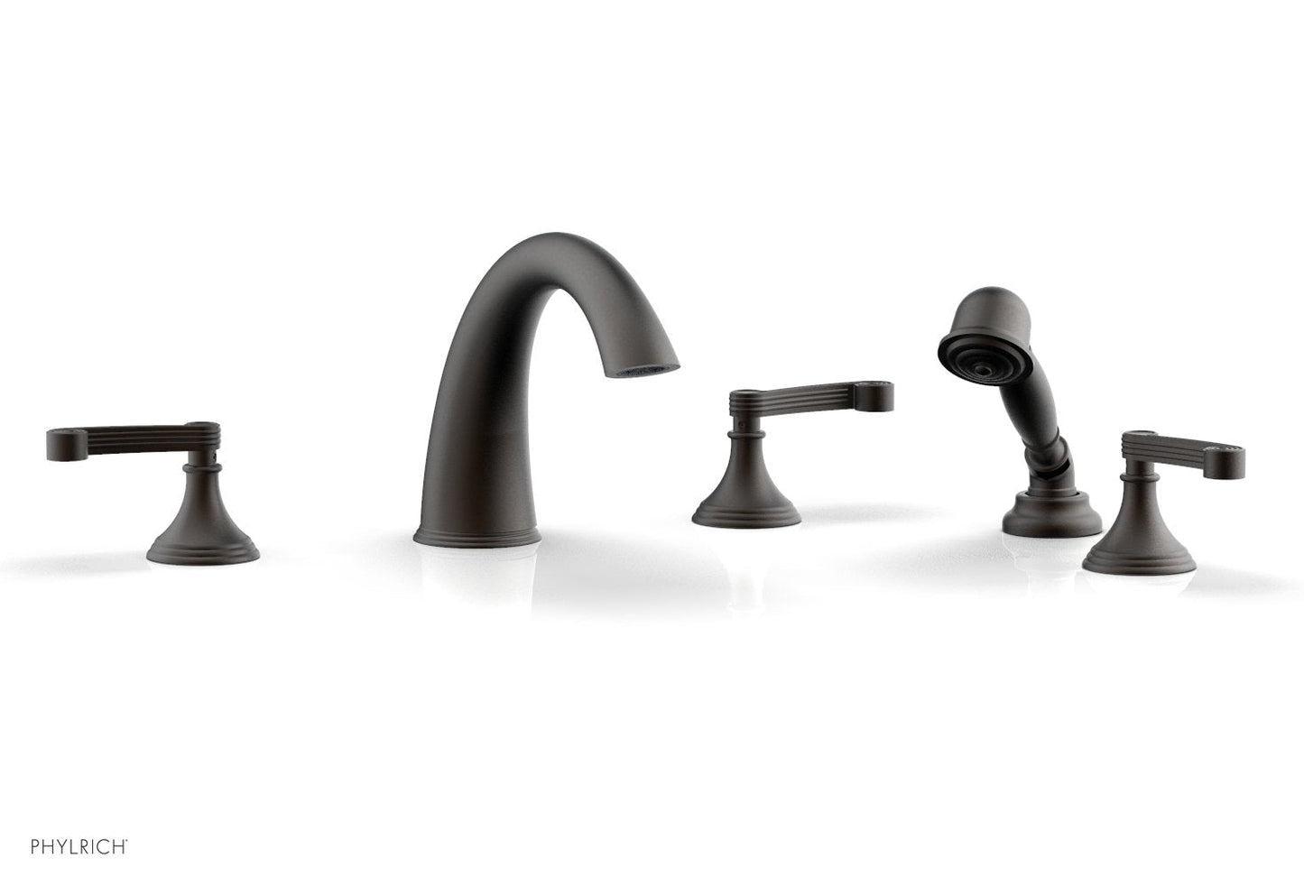 Phylrich 3RING Deck Tub Set with Hand Shower D2206E1