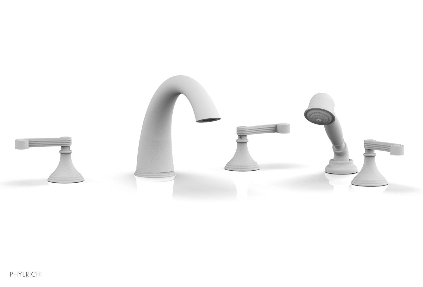 Phylrich 3RING Deck Tub Set with Hand Shower D2206E1