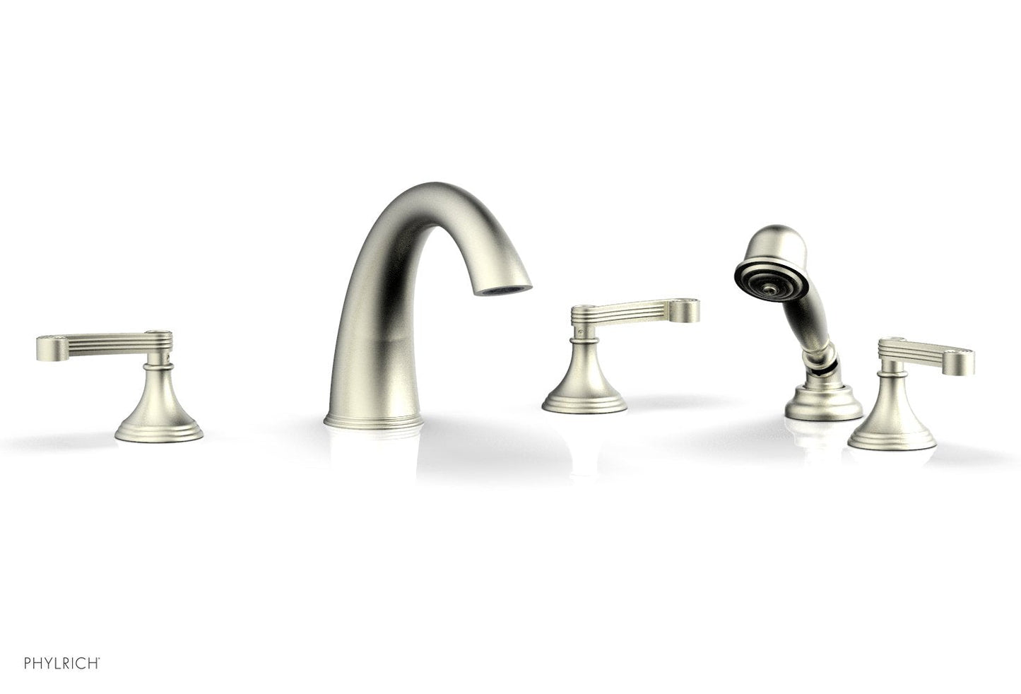 Phylrich 3RING Deck Tub Set with Hand Shower D2206E1