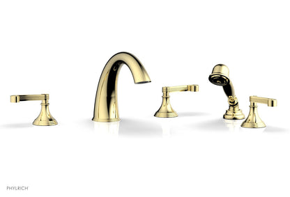 Phylrich 3RING Deck Tub Set with Hand Shower D2206E1