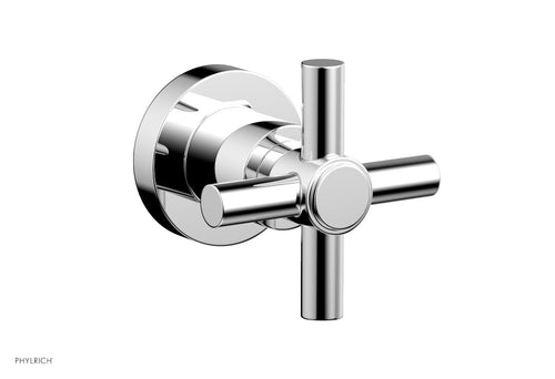 Phylrich BASIC Volume Control/Diverter Trim - Tubular Cross Handle D2PV134A