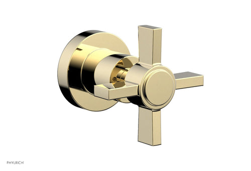 Phylrich BASIC Volume Control/Diverter Trim - Blade Cross Handle D2PV137A