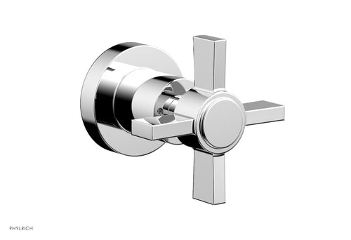 Phylrich BASIC Volume Control/Diverter Trim - Blade Cross Handle D2PV137A