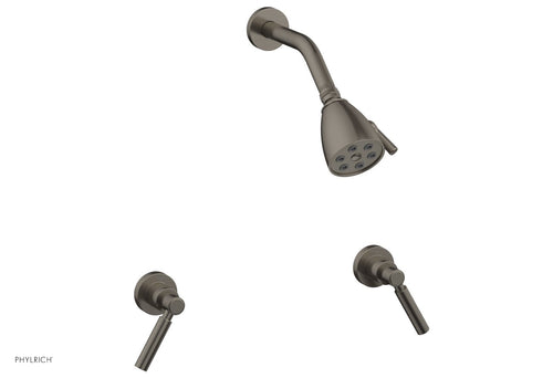 Phylrich BASIC Two Handle Shower Set - Lever Handles D3130