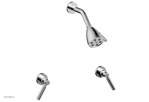 Phylrich BASIC Two Handle Shower Set - Lever Handles D3130