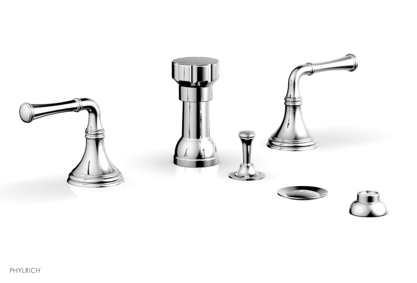 Phylrich 3RING Four Hole Bidet Set D4205