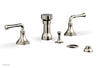 Phylrich 3RING Four Hole Bidet Set D4205